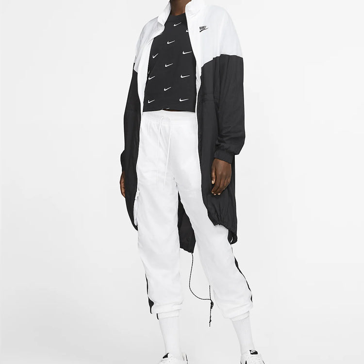 (WMNS) NikeLab Swoosh Small Embroidered Logo Short Sleeve 'Black' CK4092-010