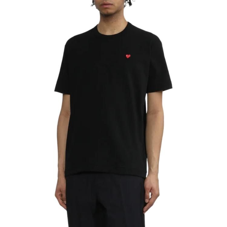 COMME des GARCONS PLAY SS25 Small Heart T-Shirt 'Black' AX-T304-051-1