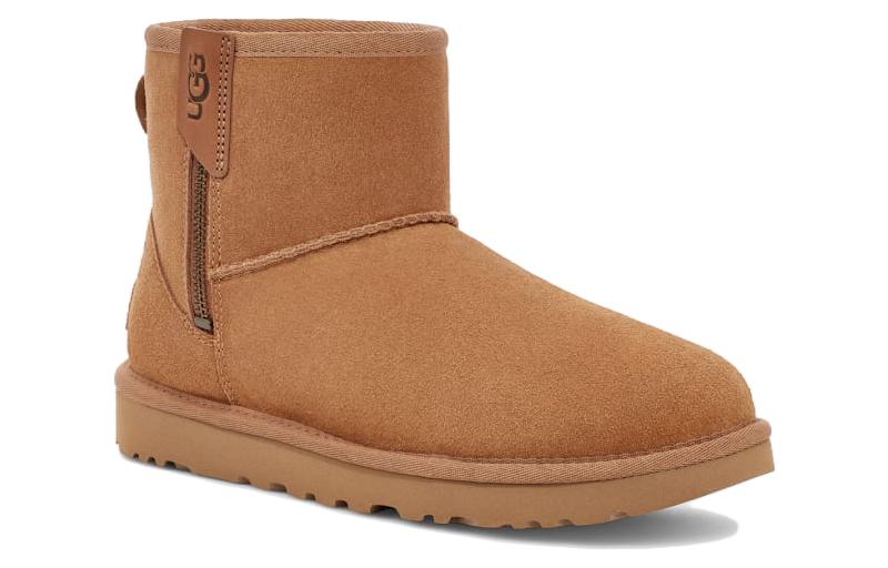 (WMNS) Ugg Classic Mini Bailey Zip Chestnut 'LIGHT BROWN' 1151230-CHE