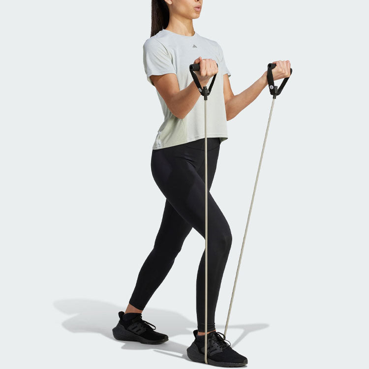(WMNS) adidas Hiit Heat.rdy Sweat-conceal Logo T-Shirt 'Grey' IM2635