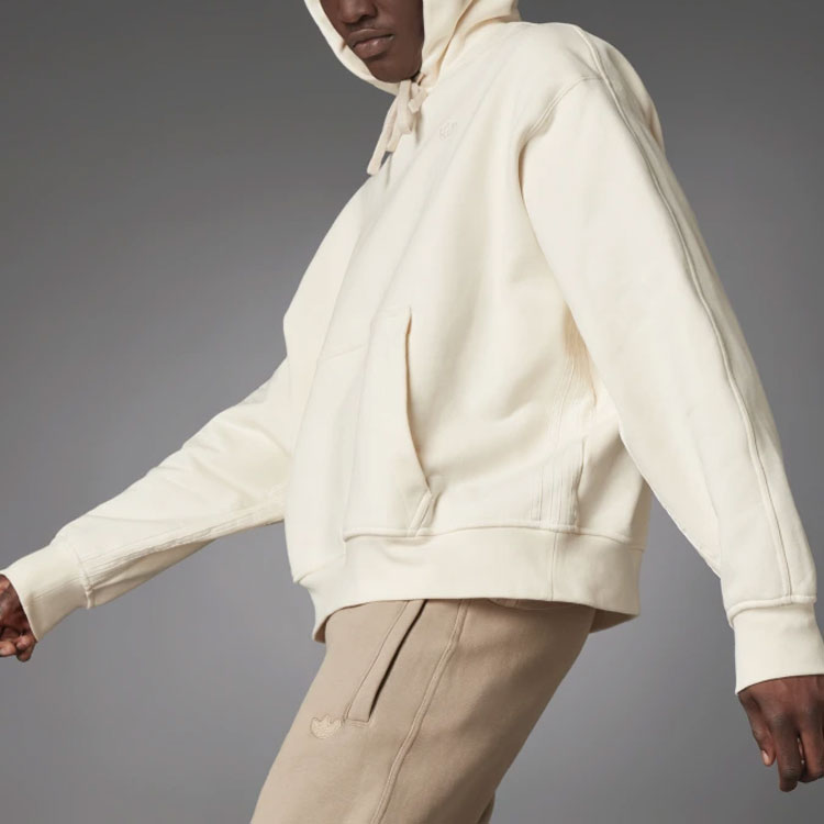 adidas originals Blue Version Series Cotton hooded Pullover Sports White H23138