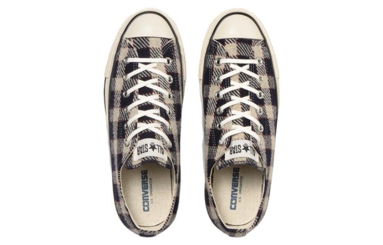 Converse All Star US Wool Plaid Ox 'Black White' 31310470