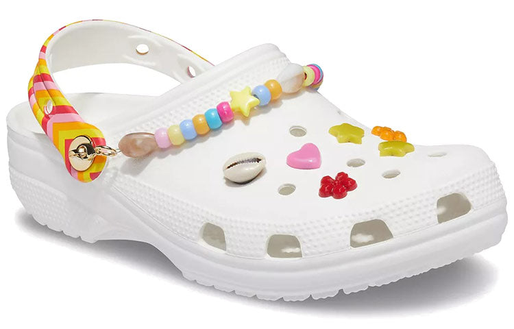 (WMNS) CROCS Classic Clog Outdoor Sports Slippers White 206983-94S