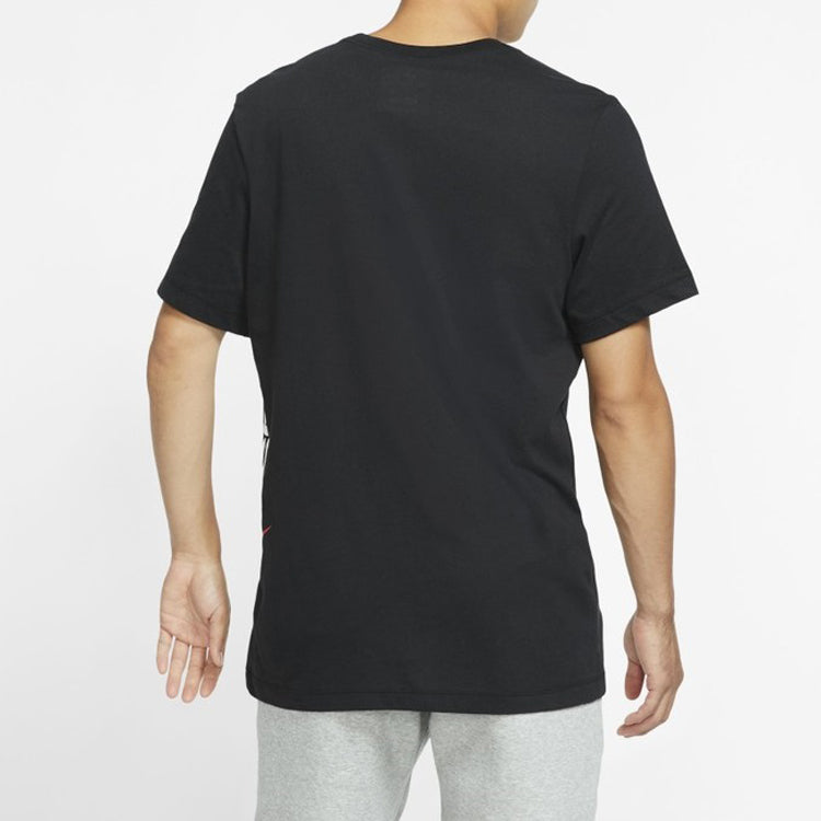Nike DRI-FIT KYRIE Kyrie Irving Basketball Short Sleeve 'Black' CD0928-010