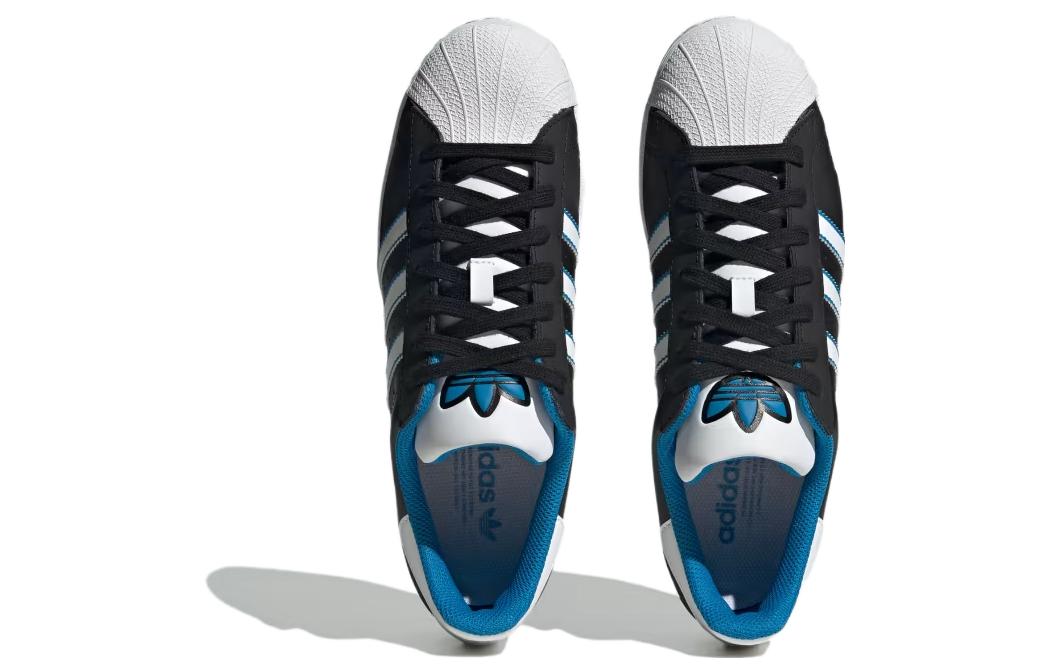 adidas Superstar 'Black Bright Blue' ID4672