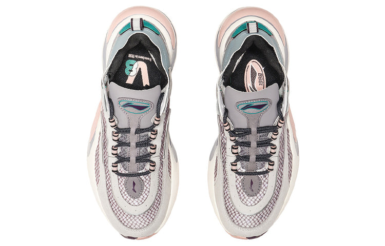 (WMNS) Li-Ning V8 'Grey Purple Pink' ARHP128-5