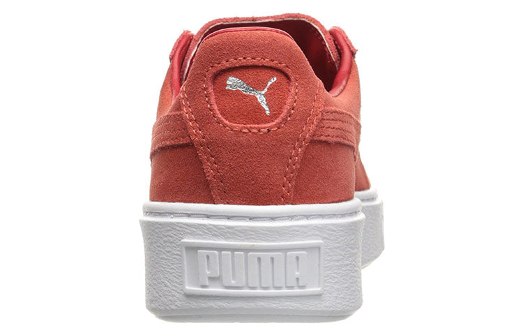 (WMNS) PUMA Suede Platform 'Barbados Cherry' 362223-03