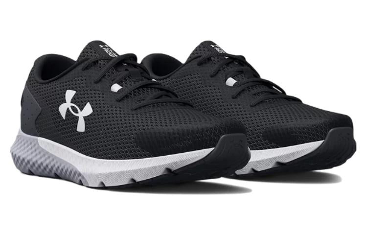Under Armour Charged Rogue 3 Extra Wide Running Shoes 'Black White' 3026020-002