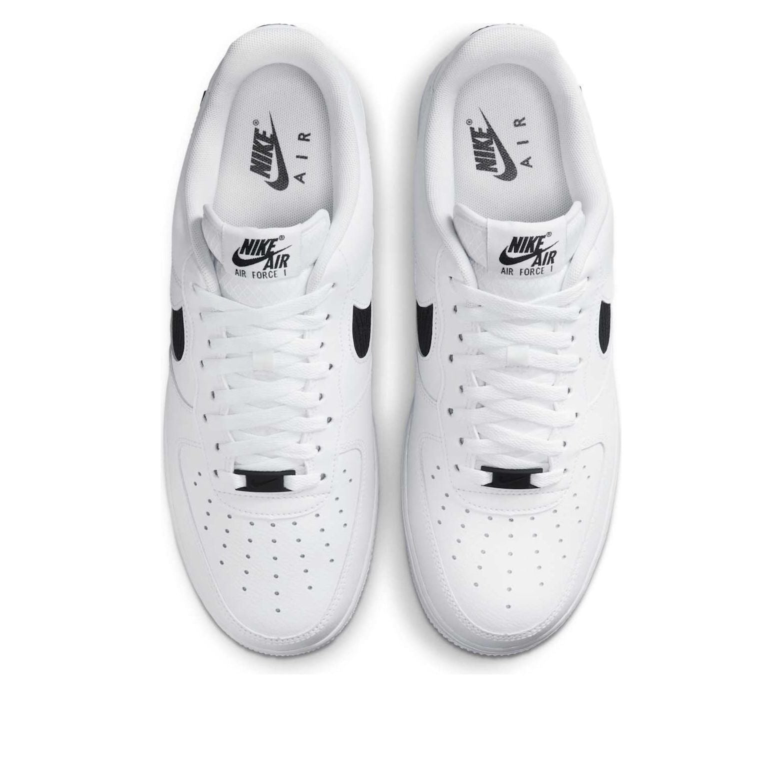 Nike Air Force 1 Low Nylon Swoosh 'White Black' IH4452-100