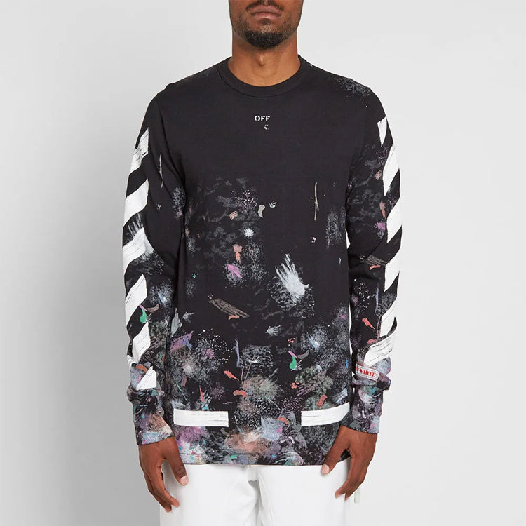Off-White Fireworks Arrows Sketch Long Sleeve OMAB001F176200309901