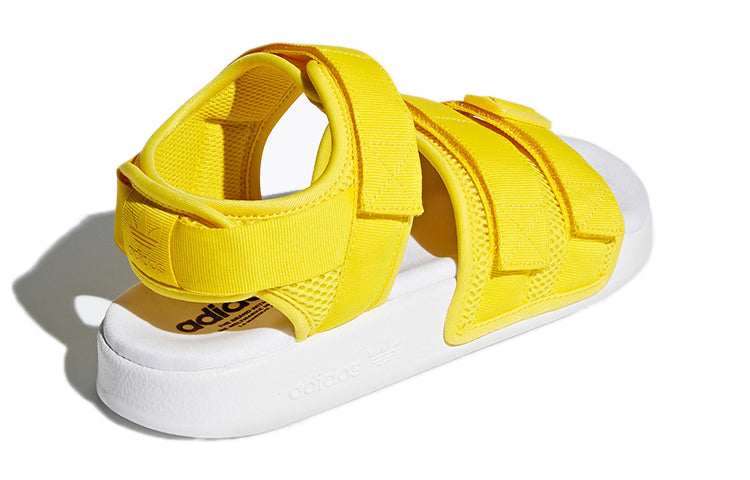(WMNS) adidas originals Adilette 2.0 'Yellow White' CQ2673