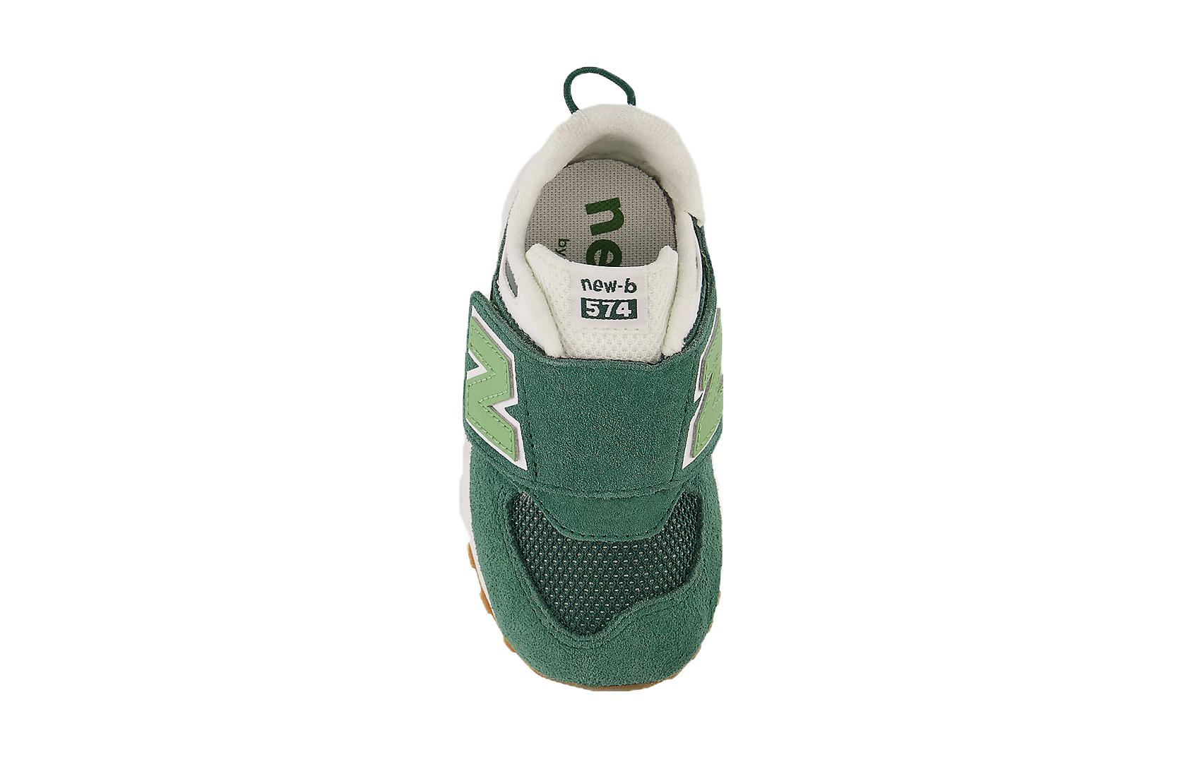 New Balance 574 New-B Hook &amp; Loop Toddler 'NB Athletics - Nightwatch Green' NW574CO1