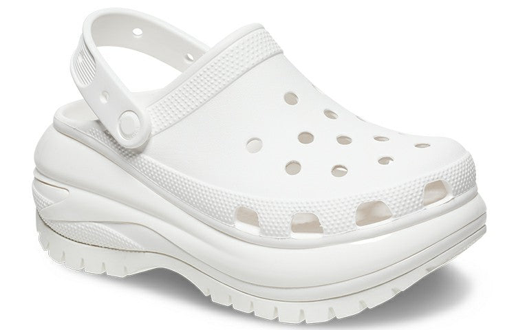 (WMNS) Crocs Classic Mega Crush Clog 'White' 207988-100
