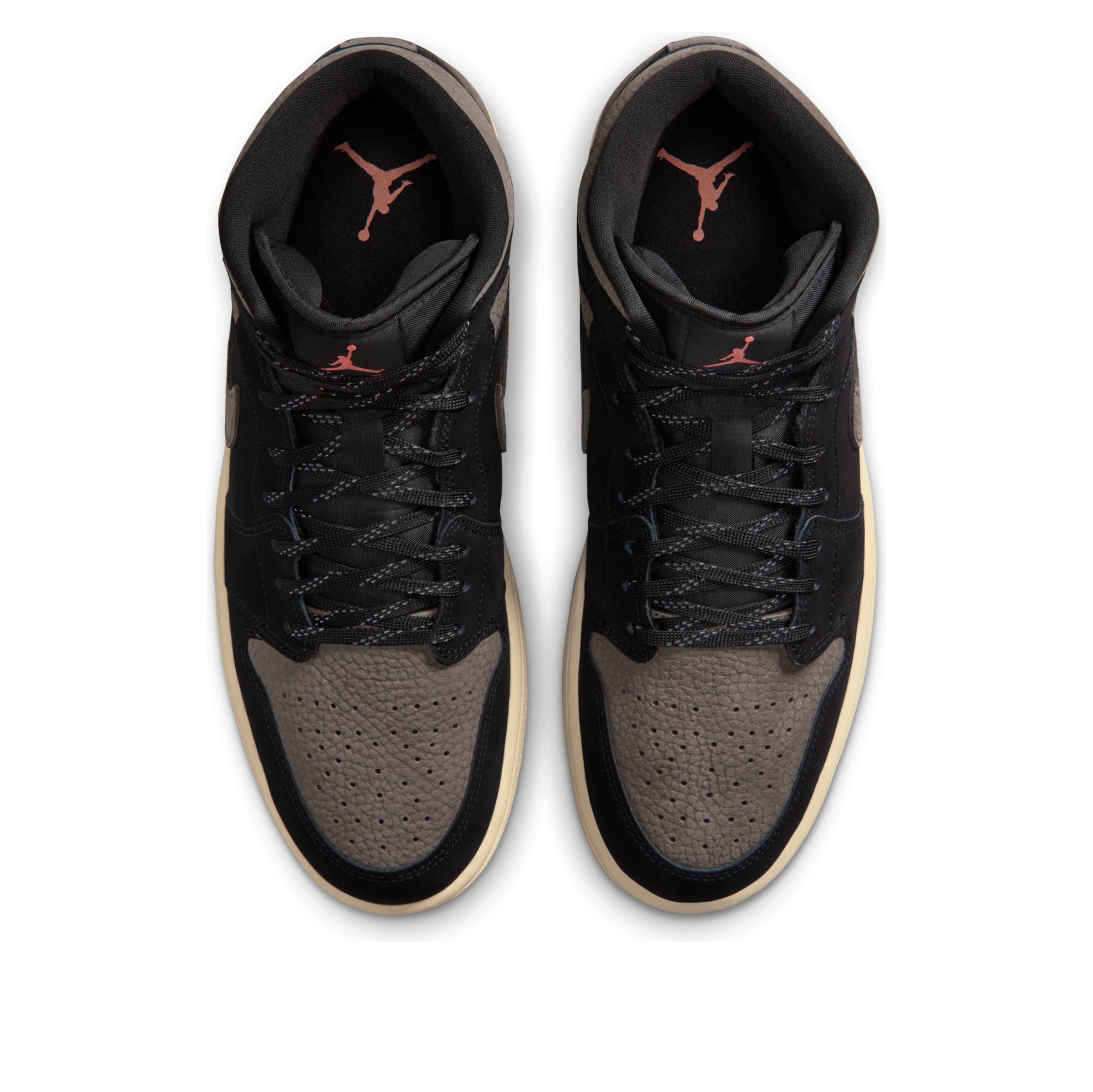 Air Jordan 1 Mid 'Black Olive Grey' IB7110-002