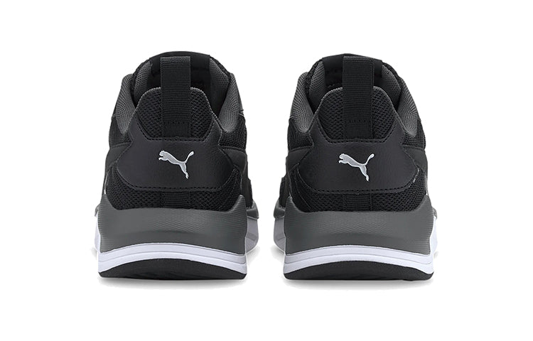 (GS) PUMA X-ray Lite Jr Low Top Running Shoes Black/Grey/White 374393-01