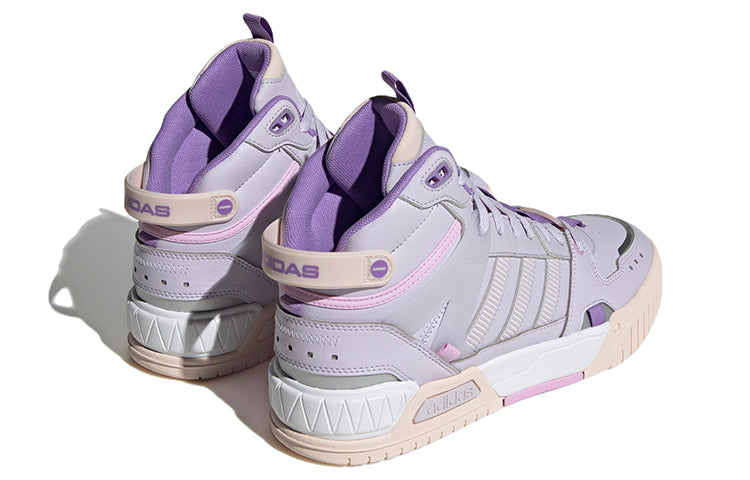 adidas Neo D-PAD Mid Tennis Shoes 'Silver Dawn' HQ4232