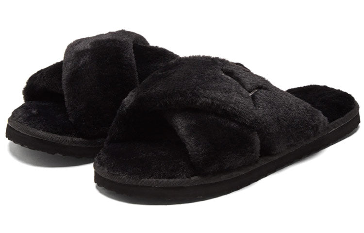 (WMNS) PUMA Fluff X Strap Slide 'Black' 384936-01