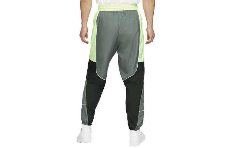 Nike Throwback Colorblock Woven Basketball Bundle Feet Sports Pants CV1915-084