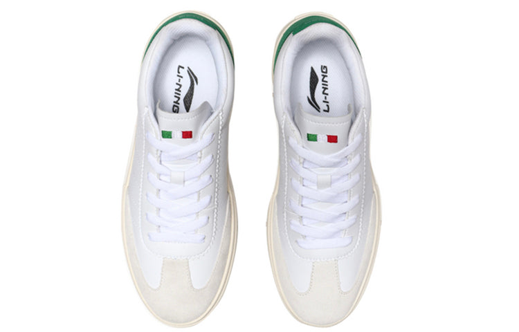 (WMNS) Li-Ning Classic Leisure Low 'White Green' AGCP124-1