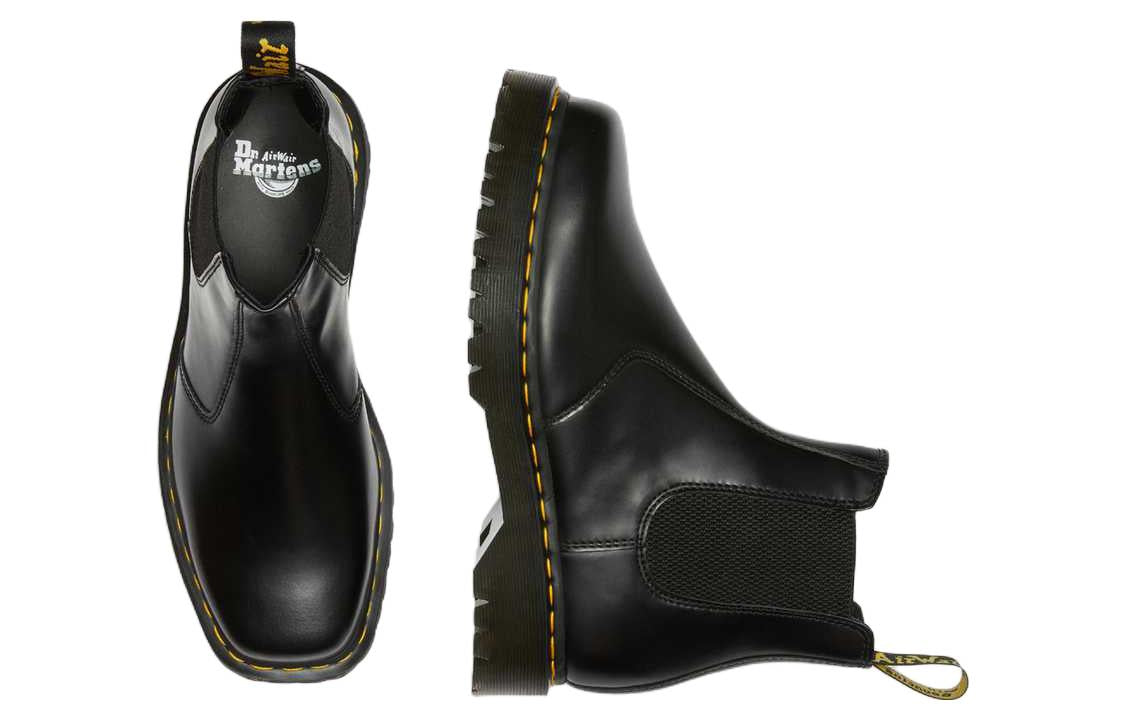 Dr. Martens 2976 Bex Squared Toe Leather Chelsea Boots 'Black' 27888001