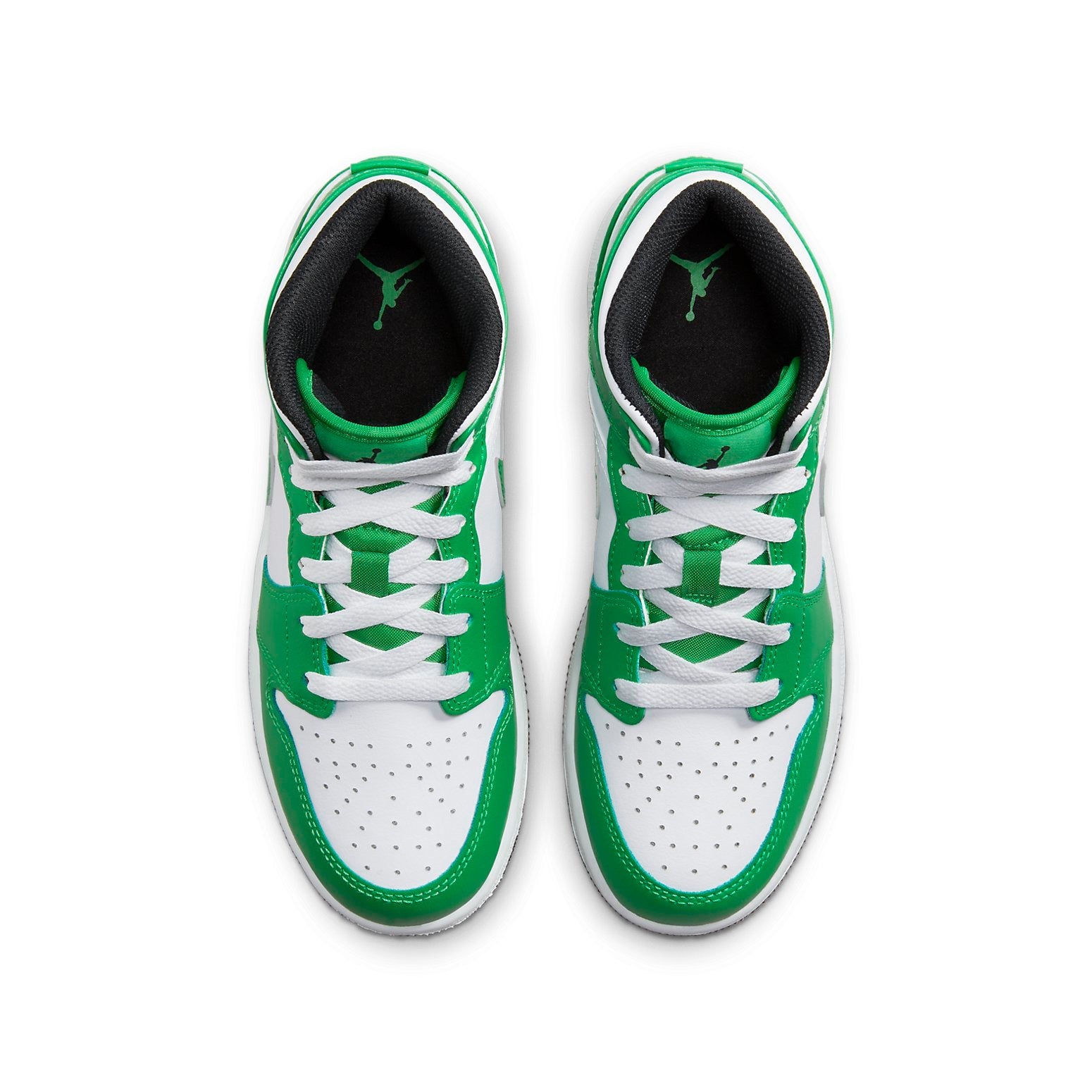(GS) Air Jordan 1 Mid  'Lucky Green' DQ8423-301