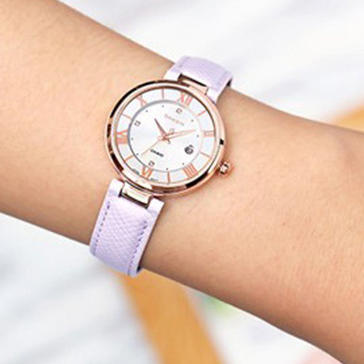 CASIO Waterproof SHEEN Sapphire Crystal Quartz Purple Analog SHE-4529PGL-7AUPR