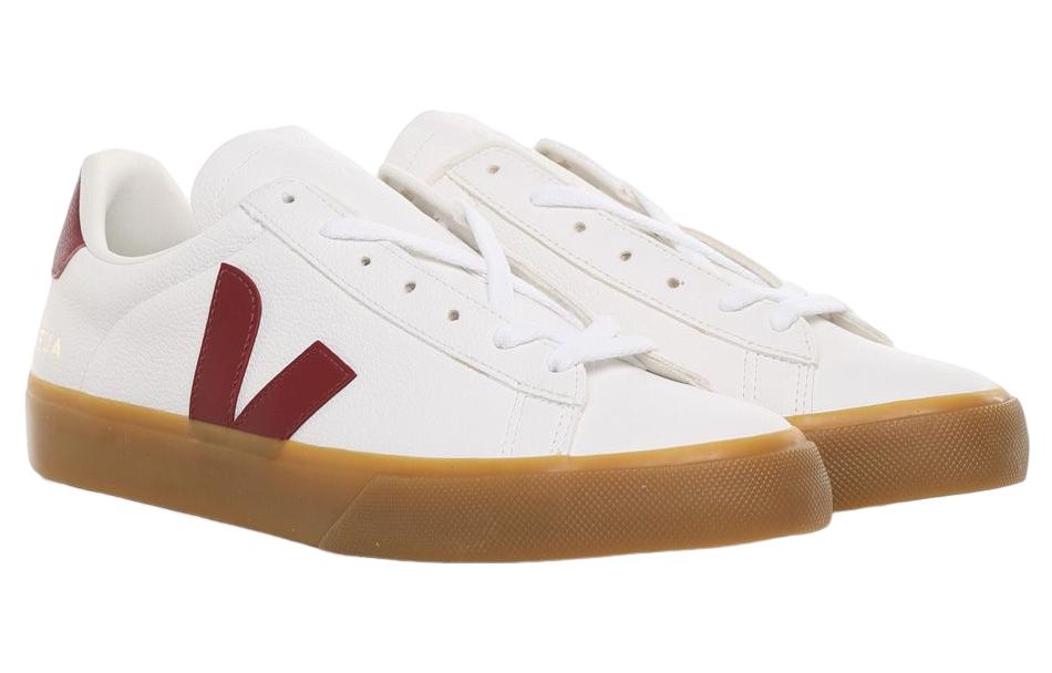 Veja Campo Chromefree Lace-Up 'White Marsala' CP0503154