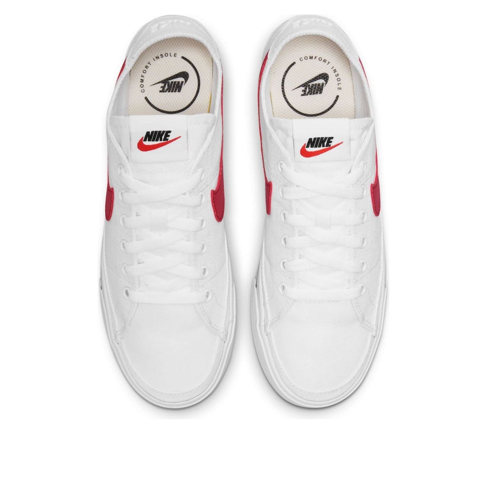 (WMNS) Nike Court Legacy Canvas Low-Top Sneakers White/Pink CZ0294-102