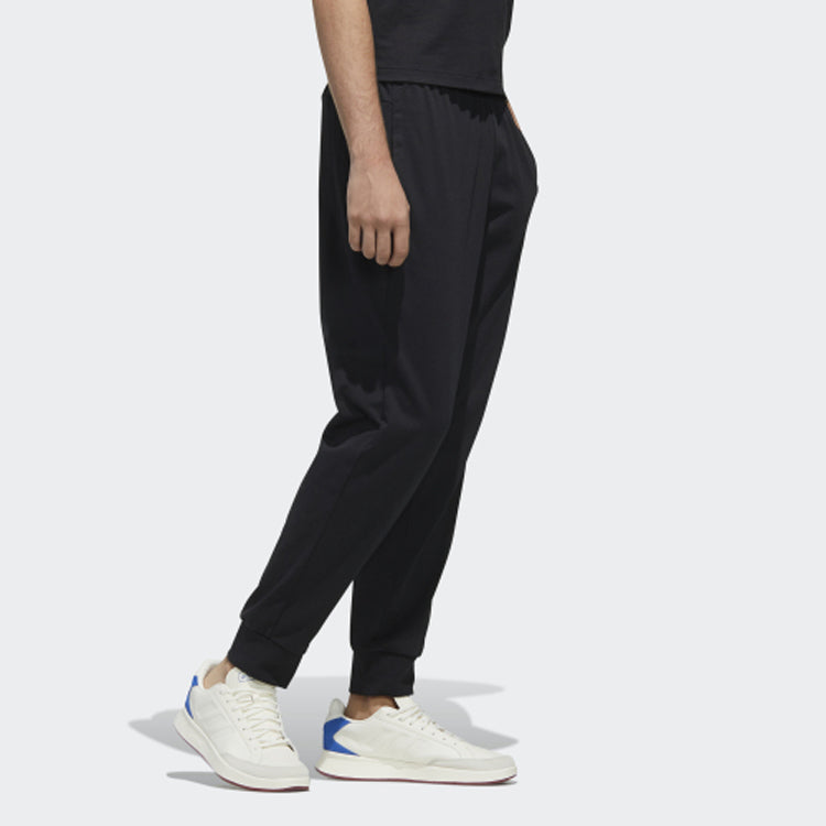 adidas M Ess Sj Jogger Lacing Sports Long Pants Black FM4346
