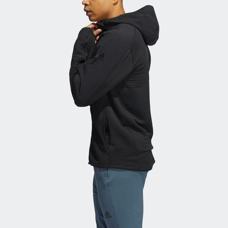 adidas CRdy trg hdy Training Sports Stay Warm Hooded Jacket Black GJ0339