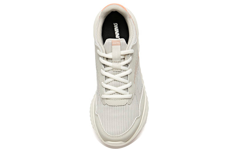 (WMNS) ANTA Running Series Sneakers 'Grey White Orange' 12915570-7