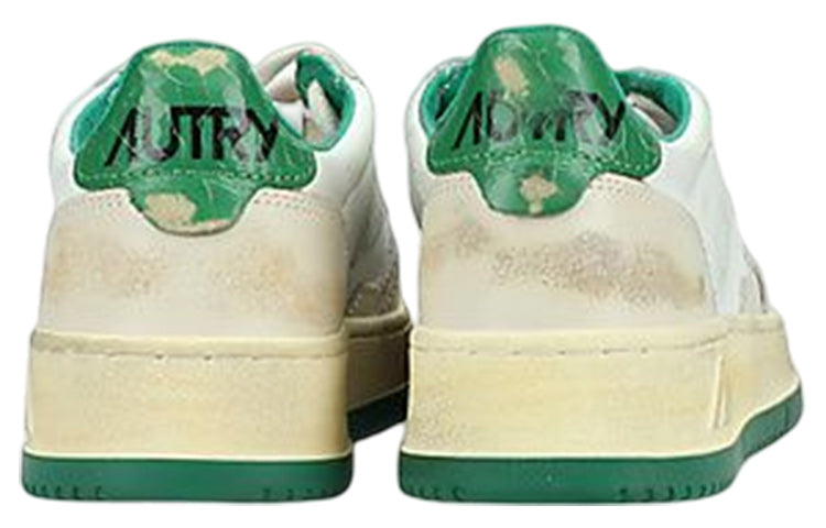 (WMNS) Autry Medalist Low Super Vintage Sneakers 'White Green' AVLW-CL02