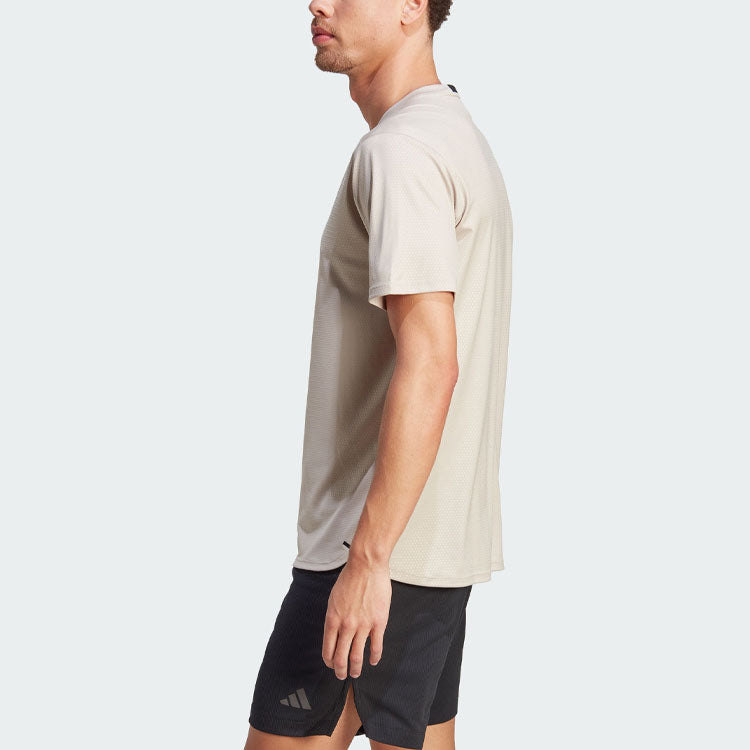 adidas D4T Strength Workout T-Shirt 'Wonder Beige' HY0774