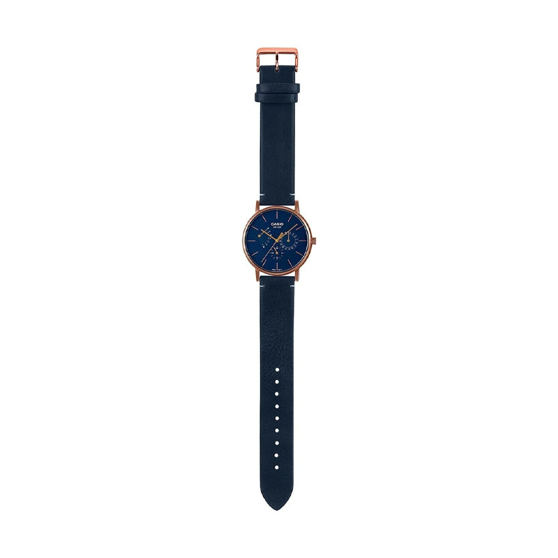 CASIO Male DRESS Japan / South Korea Fashion Sports Dark Blue Analog MTP-E320RL-2EVDF