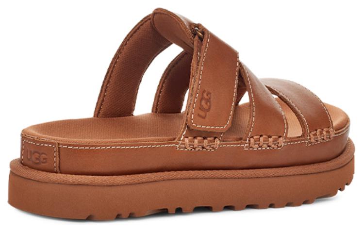 (WMNS) UGG Goldenstar Platform Slide 'Tan' 1154652-TAN