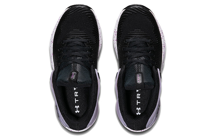 (WMNS) Under Armour Hovr Apex 2 Sports Shoes Black/Purple 3023008-002