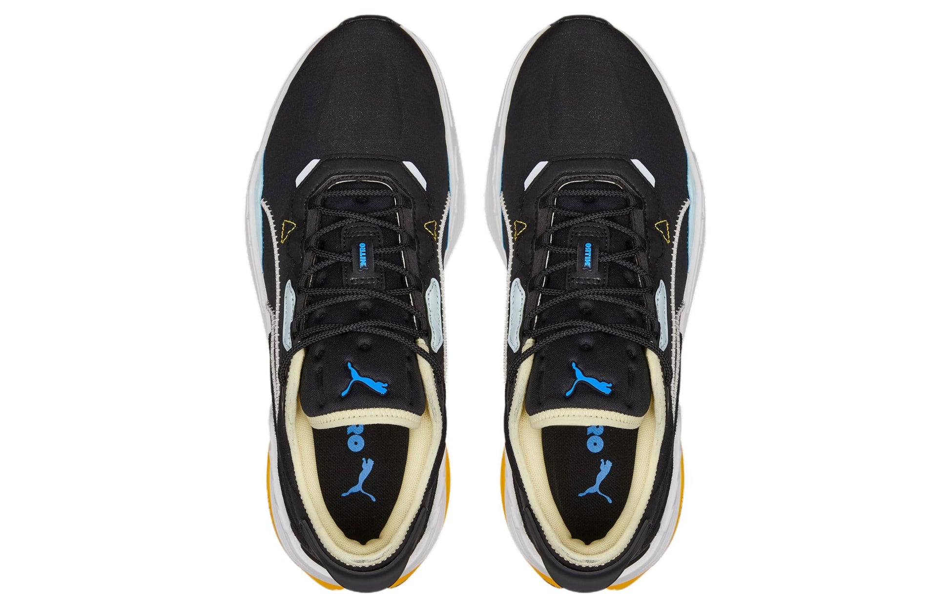 PUMA Extent Nitro Europa 'Black Gray Yellow' 385555-02
