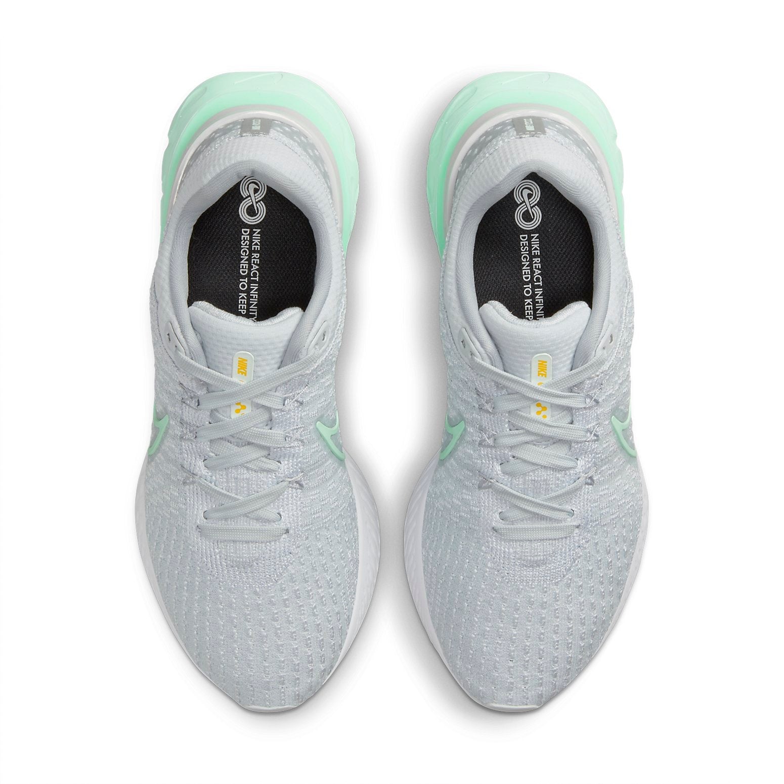 (WMNS) Nike React Infinity Run Flyknit 3 'Pure Platinum Mint Foam' DD3024-007