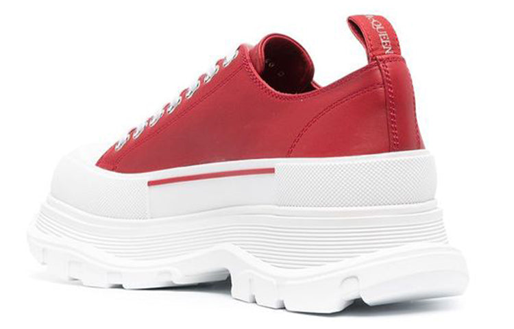 Alexander McQueen Tread Slick Sneakers 'Red White' 627225WHZ626593