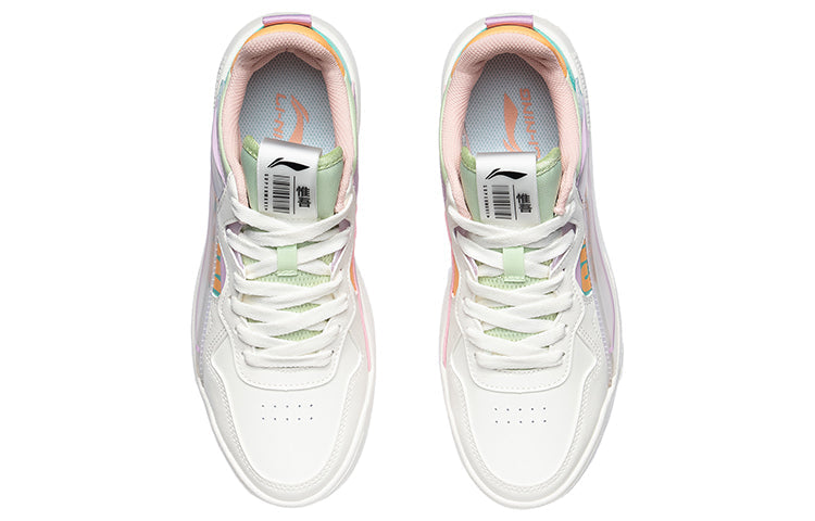 (WMNS) Li-Ning Superwave Low 'White Purple Green' AECR004-2