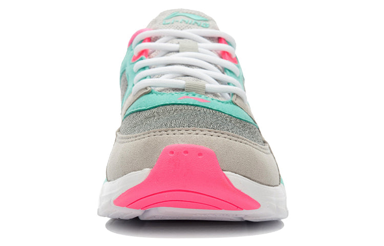 (WMNS) Li-Ning Retro-Walker 'Grey Pink Green' ACGK048-2