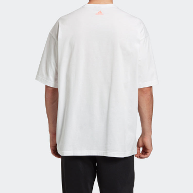 adidas LOOSE TEE M Sports Short Sleeve White GQ0546