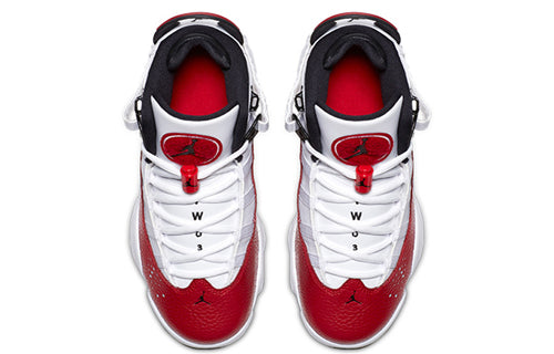 (GS) Air Jordan 6 Rings 'White Red' 323419-120