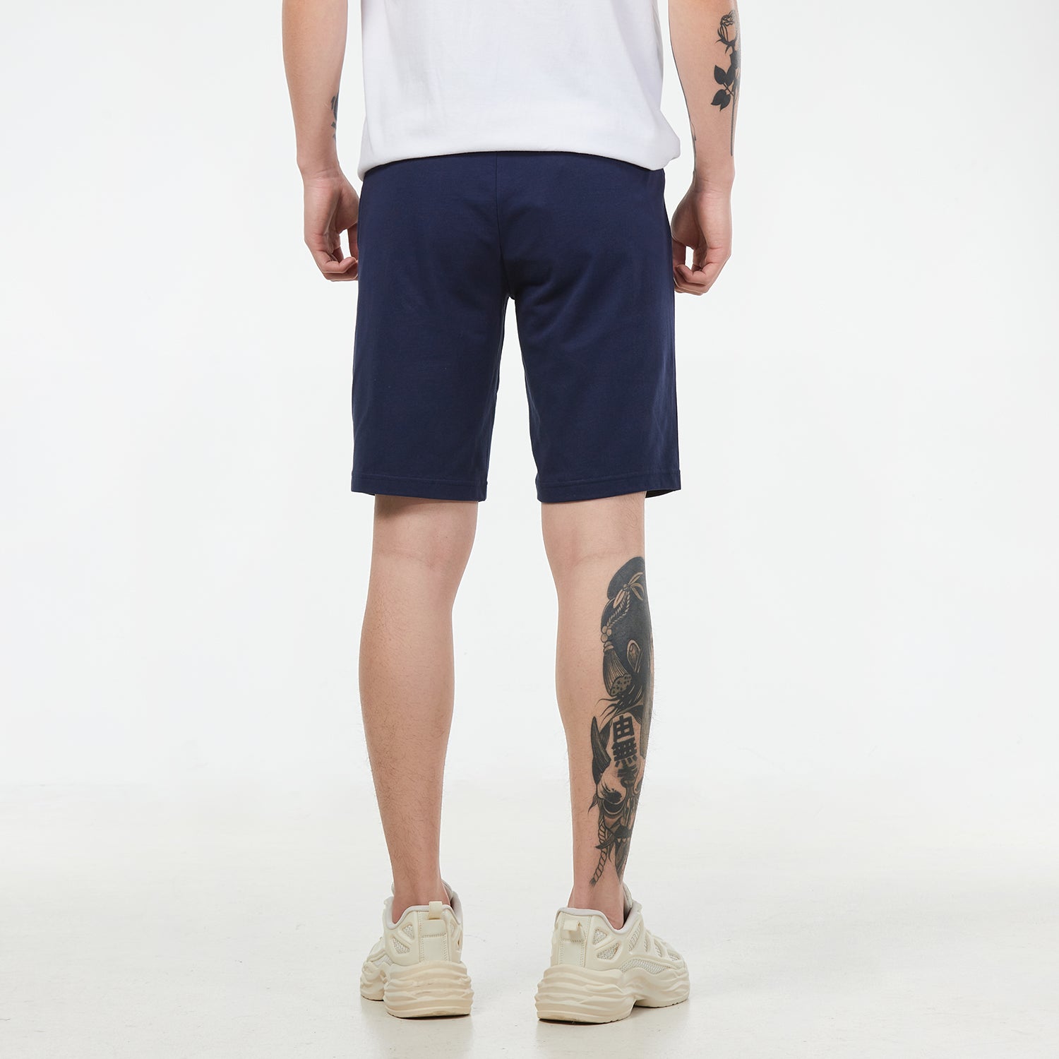 PUMA Essentials Short 12" Cotton 'Navy White' 588722-06