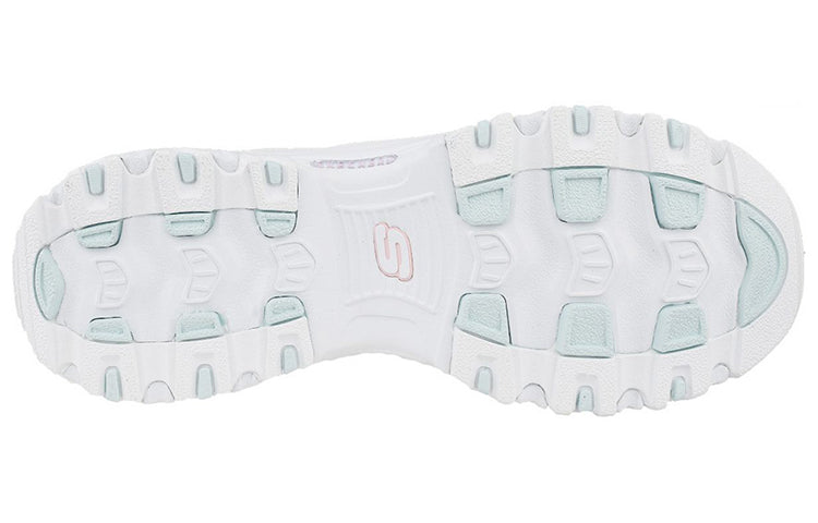 (WMNS) Skechers DLites Sparkling Rain 'White' 149060-WLPK