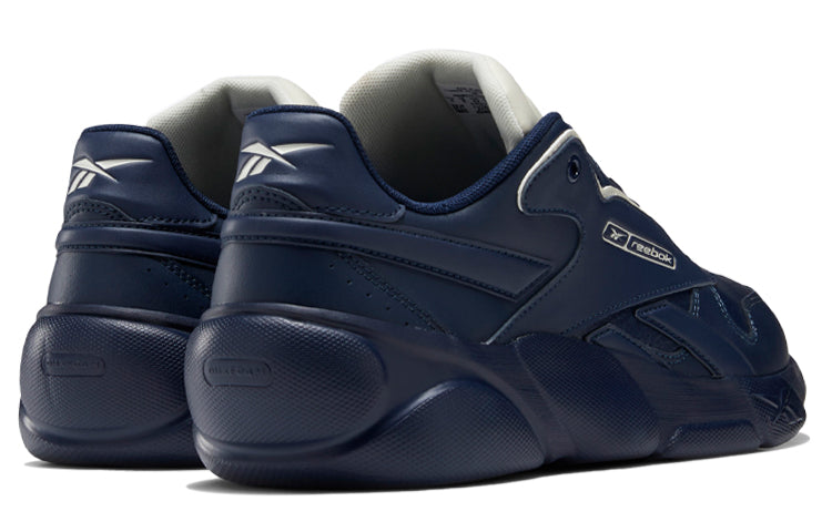 Reebok Premier Classic Leather Stylish Wear-Resistant Sports Navy Blue DV8608