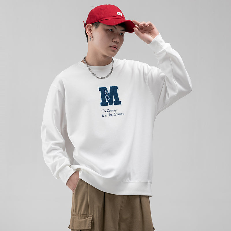 Mizuno Logo Casual Sweater 'White' A2CA2A71
