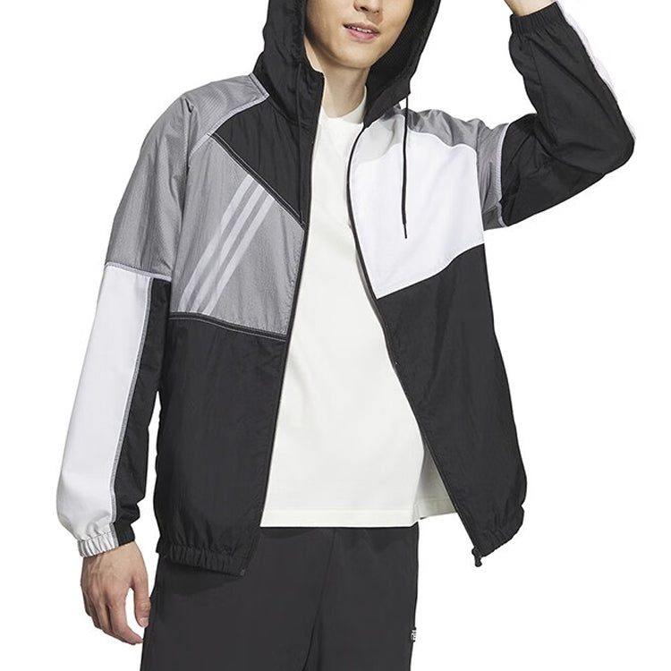 adidas Neo Vibe Collective Windbreaker Jackets 'Black' IA6742