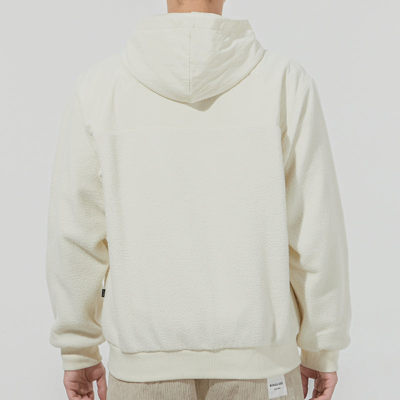 PUMA Winterized lamb's wool Stay Warm Fleece Lined Hooded Jacket White 848253-73