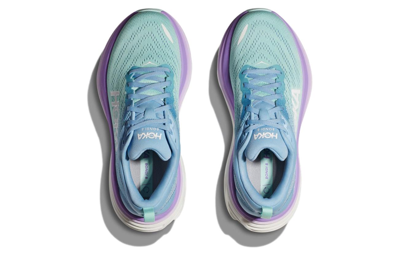 (WMNS) HOKA ONE ONE Bondi 8 D Wide 'Airy Blue Sunlit Ocean Purple' 1127954-ABSO